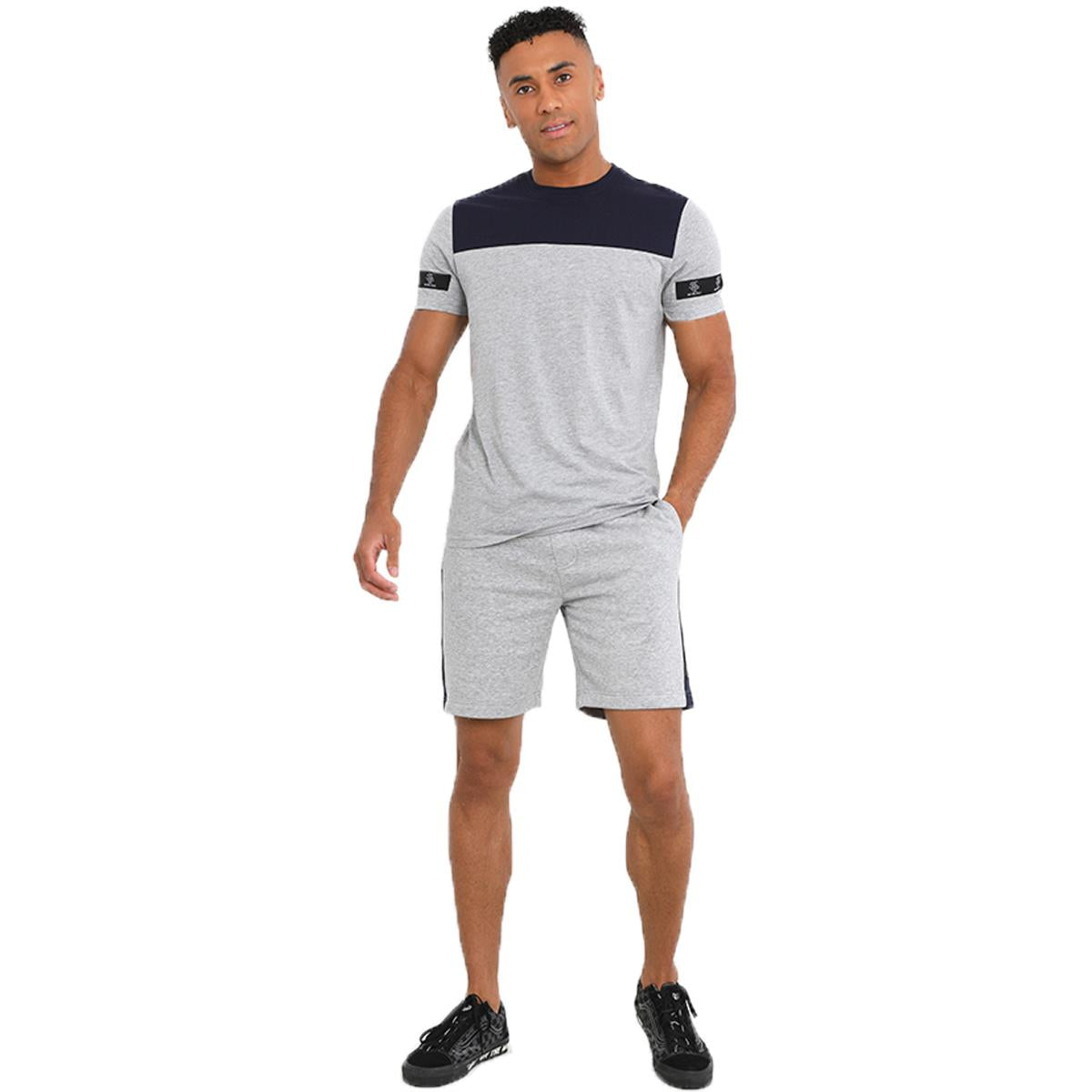 Men's Brave Soul Meadvale Top & Shorts Set-0