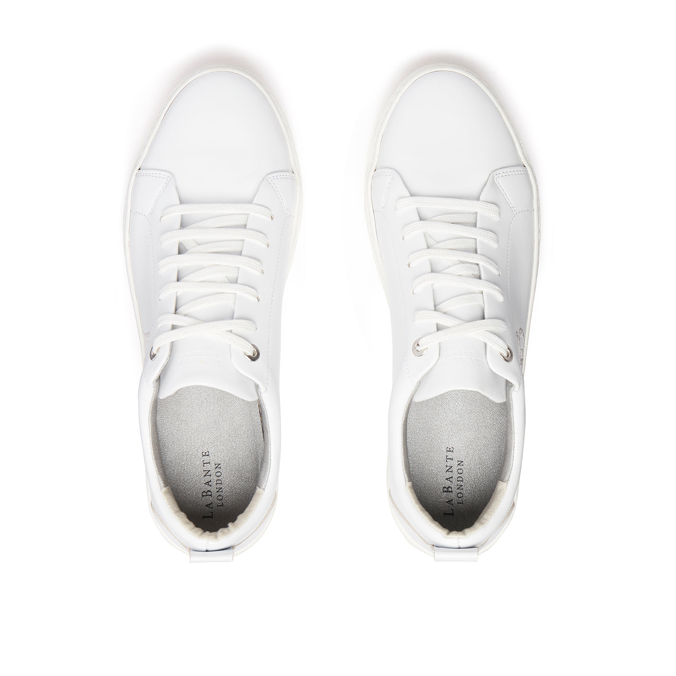 LB White Apple Leather Sneakers Men-1