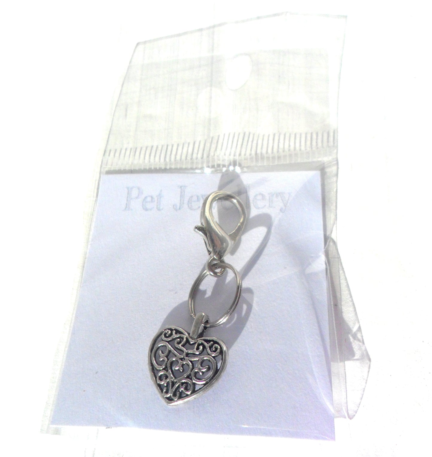 Filigree Heart Pet Charm-1