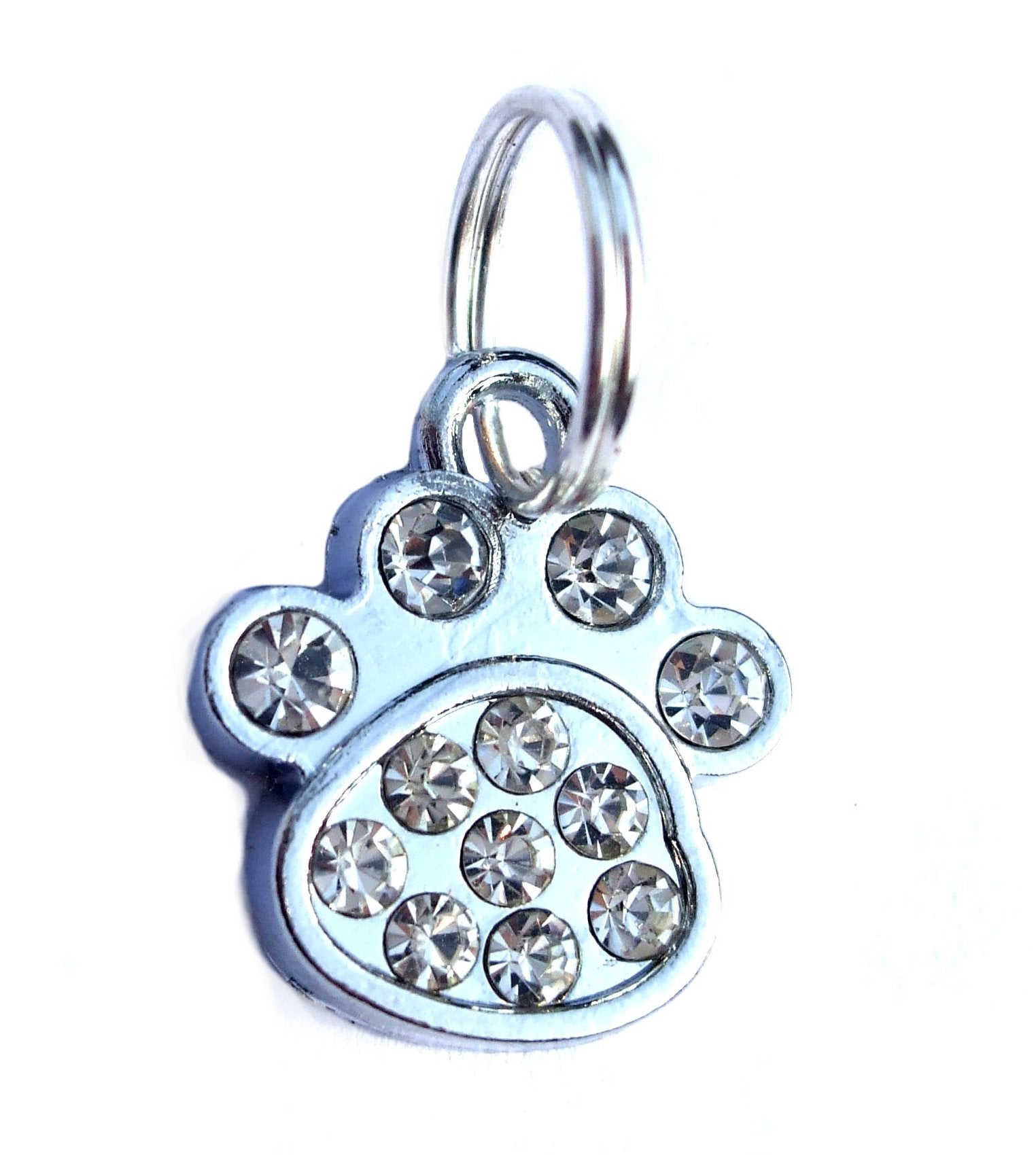 Small Rhinestone Paw Charms-1