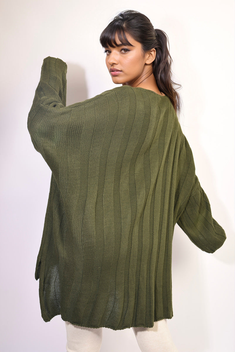 Oversized Knitted Jumper-1