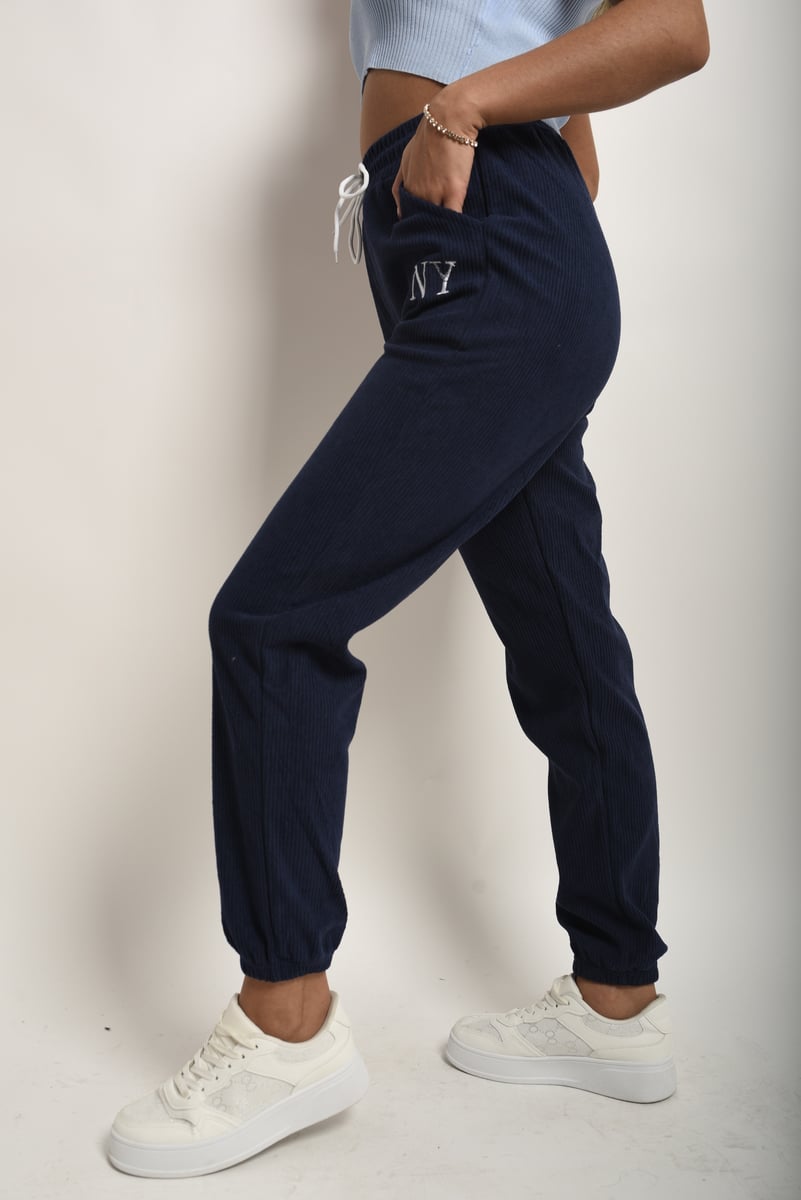 High Waisted Drawstring Trouser with Pockets-8