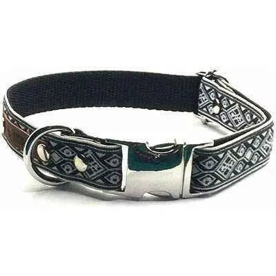 Regal Paws Cotton Dog Collar: Personalised Pup Elegance-1